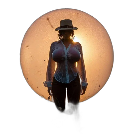 hat, staff, umbrella, mask transparent PNG cut-out