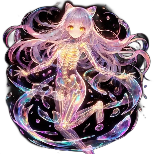dress, creature, jewelry, hair transparent PNG cut-out
