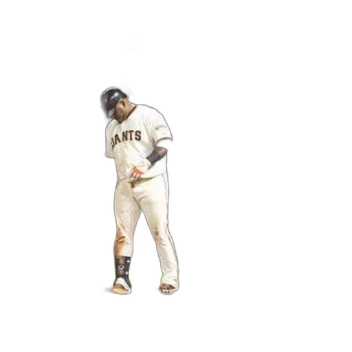 golden, baseball, player, giants transparent PNG cut-out