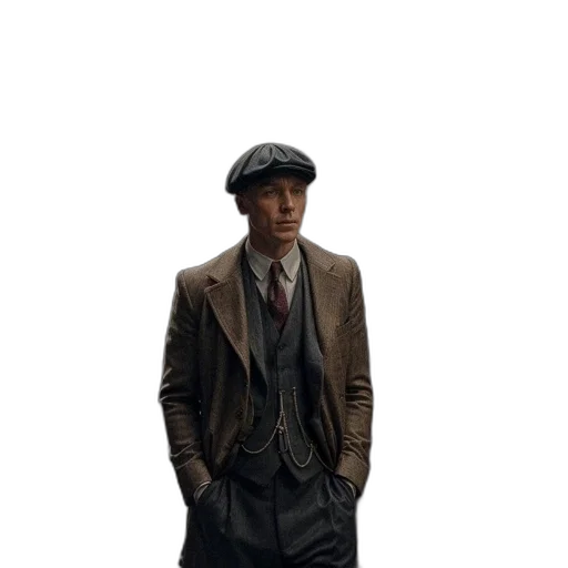 hat, jacket, face, staff transparent PNG cut-out