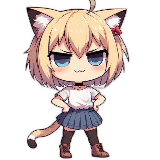 staff, animal, creature, anime transparent PNG cut-out