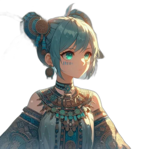 dress, crown, staff, face transparent PNG cut-out