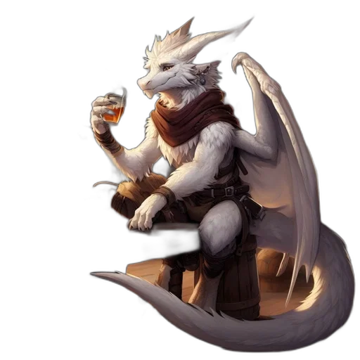 dragon, fantasy art, concept art, pixel art transparent PNG cut-out