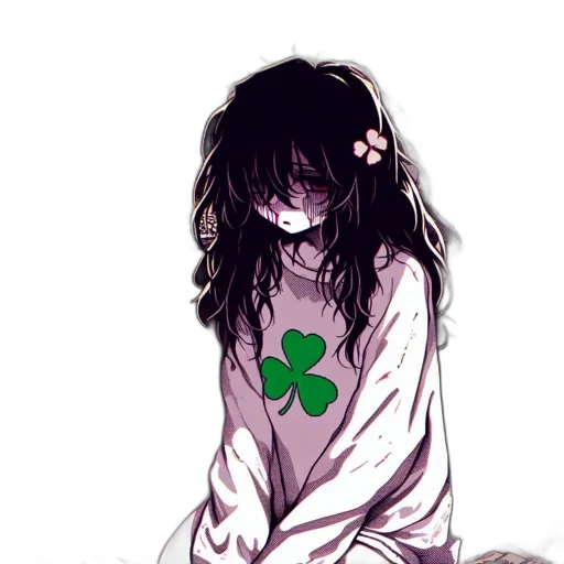 flower, mask, dress, creature transparent PNG cut-out