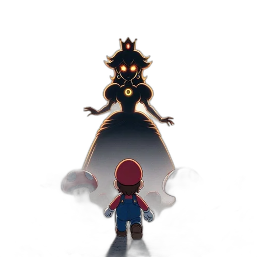 crown, creature, staff, mask transparent PNG cut-out