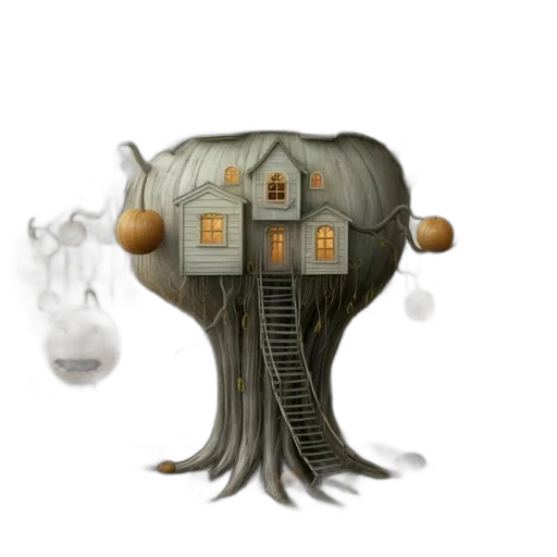 hair, building, creature, crown transparent PNG cut-out