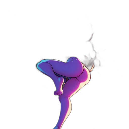 staff, dragon, weapon, hair transparent PNG cut-out