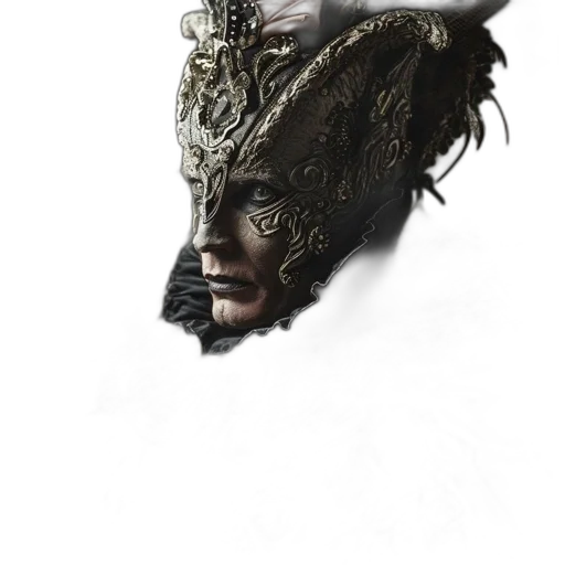 mask, dragon, face, creature transparent PNG cut-out