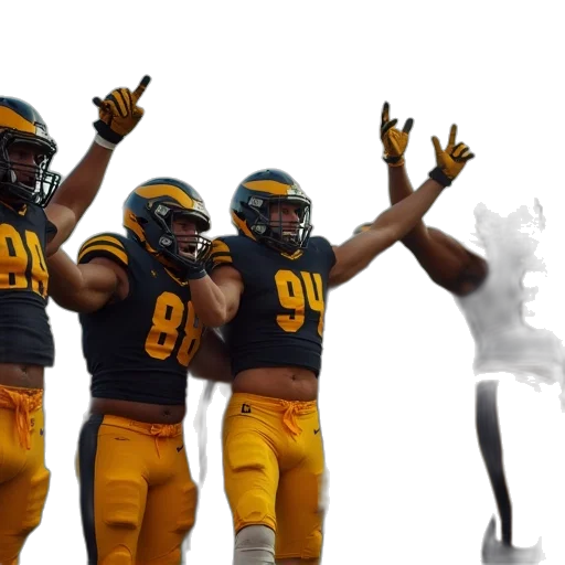 concept art, wolverine, football, players transparent PNG cut-out