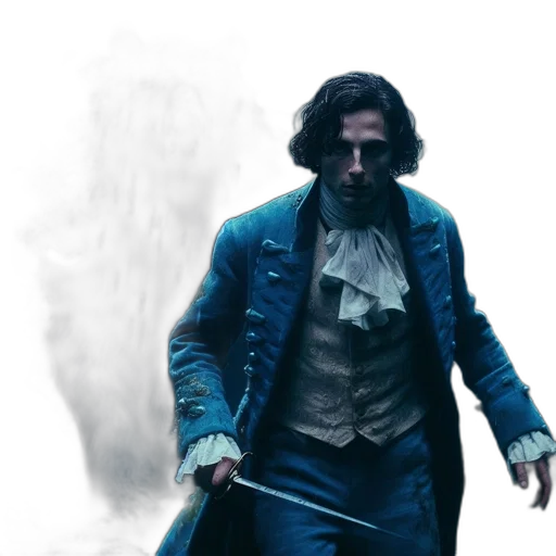 jacket, sword, staff, weapon transparent PNG cut-out