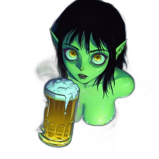 creature, fantasy art, concept art, pixel art transparent PNG cut-out