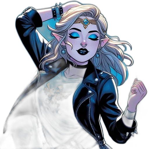 jacket, comic book art, concept art, cartoon transparent PNG cut-out