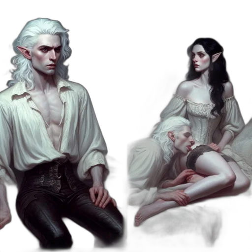 fantasy art, concept art, oil painting, comic book art transparent PNG cut-out