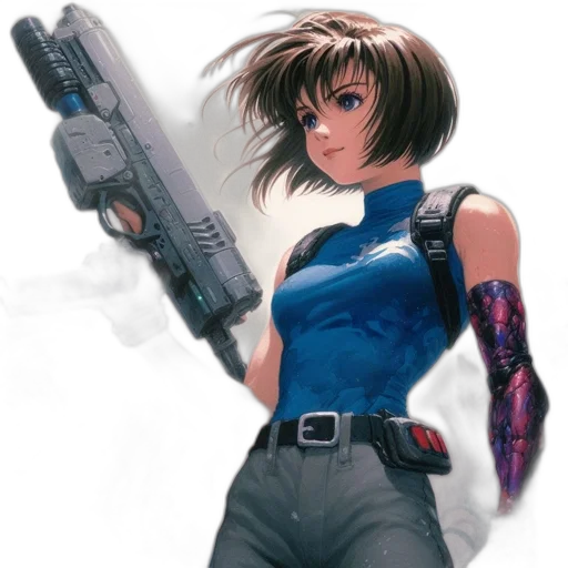 weapon, robot, concept art, comic book art transparent PNG cut-out