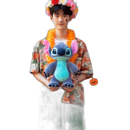 dragon, staff, creature, vaporwave transparent PNG cut-out