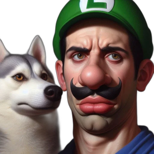 face, mask, animal, creature transparent PNG cut-out