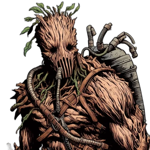 creature, comic book art, concept art, fantasy art transparent PNG cut-out