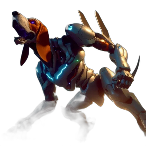 robot, weapon, dragon, creature transparent PNG cut-out