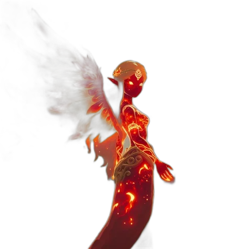 dragon, staff, weapon, creature transparent PNG cut-out