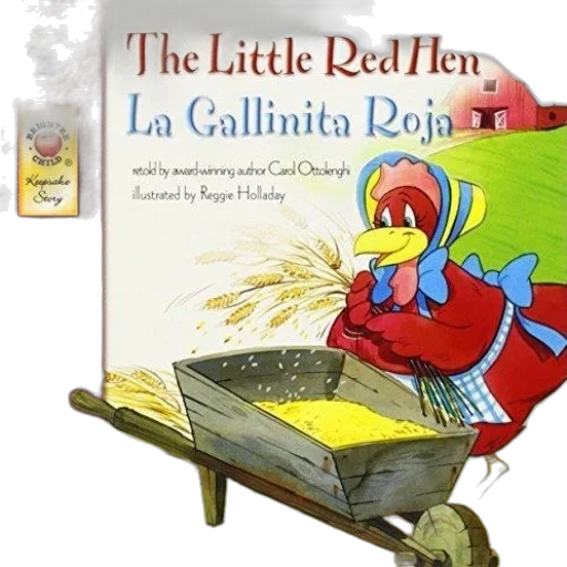 cover, little, red, hen transparent PNG cut-out