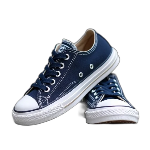 shoes, 3d render, photorealistic, blue transparent PNG cut-out