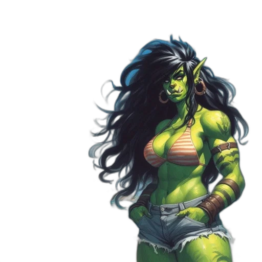 comic book art, concept art, fantasy art, pixel art transparent PNG cut-out