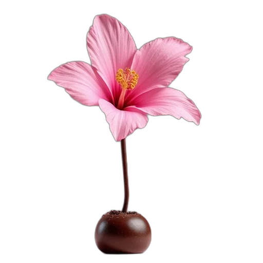 flower, hat, crown, staff transparent PNG cut-out