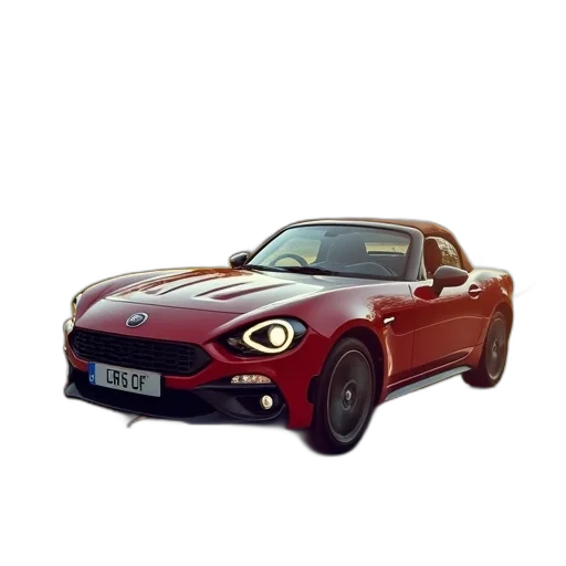 car, 3d render, photorealistic, fiat transparent PNG cut-out