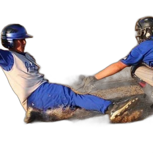 baseball, player, blue, uniform transparent PNG cut-out
