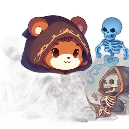 concept art, pixel art, fantasy art, monochrome transparent PNG cut-out