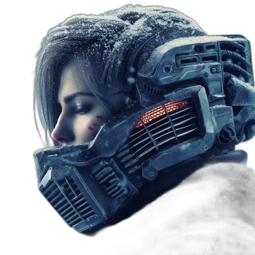 mask, robot, face, weapon transparent PNG cut-out