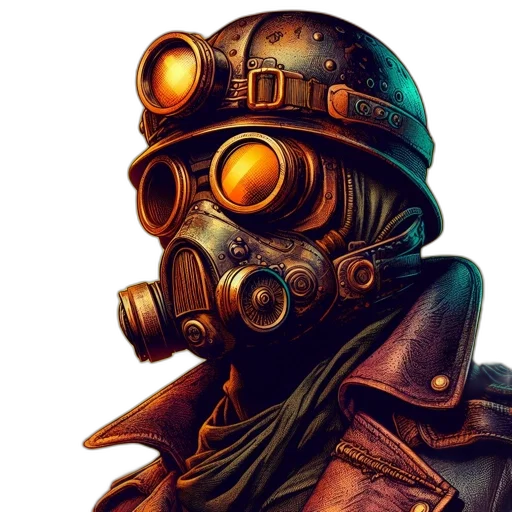 mask, robot, face, concept art transparent PNG cut-out
