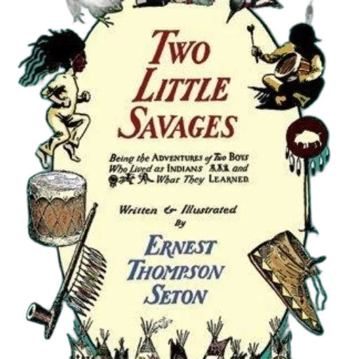 cover, two, little, savages transparent PNG cut-out