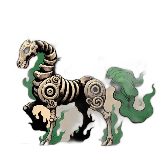 dragon, creature, staff, animal transparent PNG cut-out