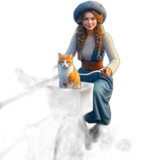 staff, hat, fantasy art, concept art transparent PNG cut-out