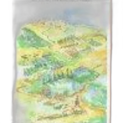 colorful, map, green, yellow transparent PNG cut-out
