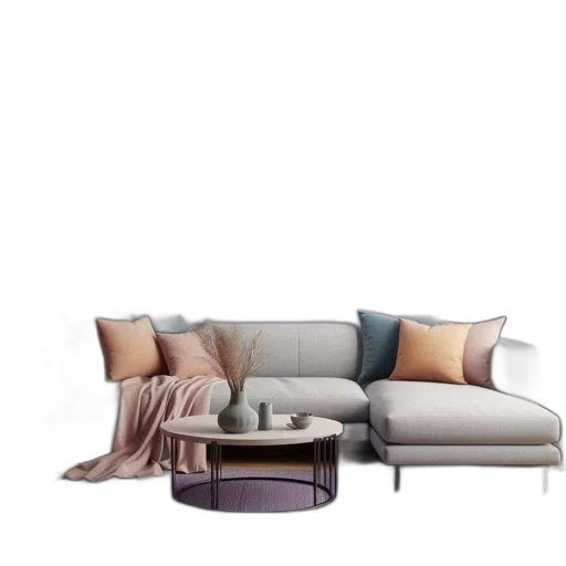 furniture, 3d render, photorealistic, concept art transparent PNG cut-out