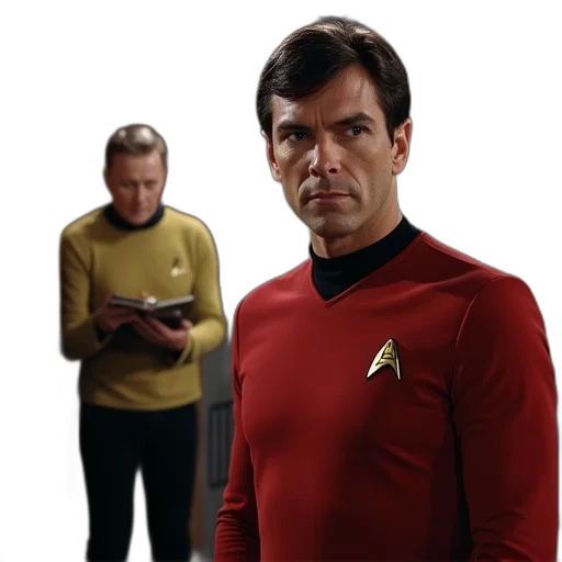 staff, outer space, person, spock transparent PNG cut-out