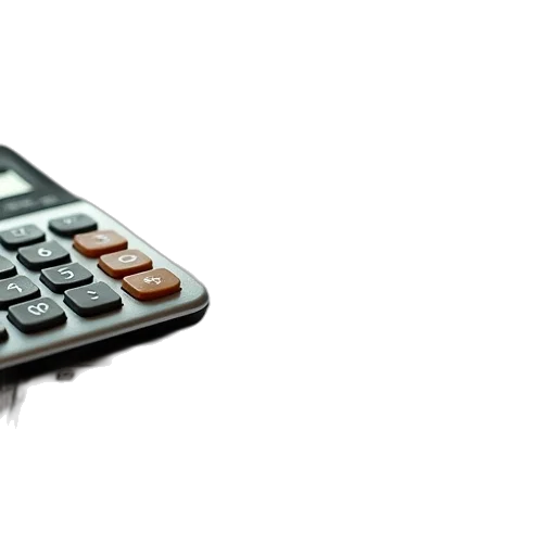 3d render, income, taxes, calculation transparent PNG cut-out