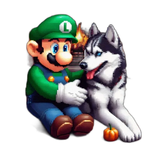 animal, weapon, pixel art, concept art transparent PNG cut-out