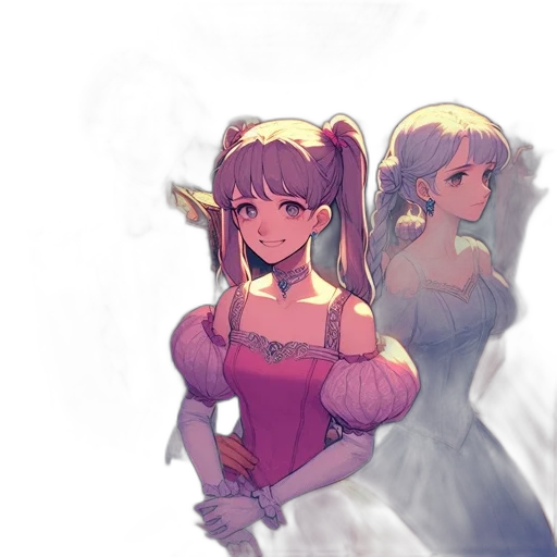 dress, weapon, sword, crown transparent PNG cut-out