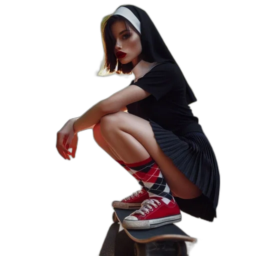 shoes, dress, face, jacket transparent PNG cut-out