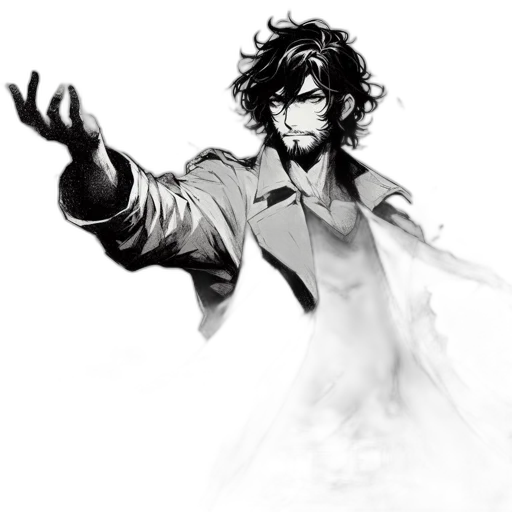 staff, jacket, sword, weapon transparent PNG cut-out