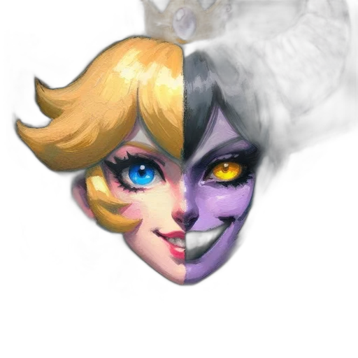 mask, face, crown, staff transparent PNG cut-out