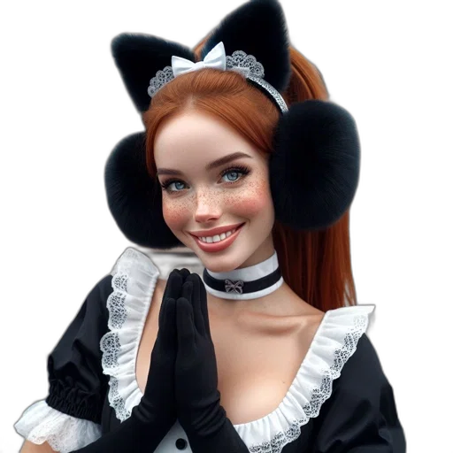 dress, hat, mask, robot transparent PNG cut-out