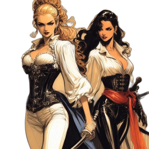 comic book art, concept art, fantasy art, cartoon transparent PNG cut-out