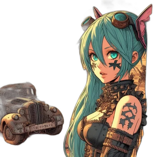weapon, dragon, robot, staff transparent PNG cut-out