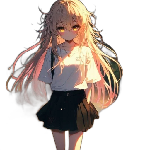 dress, hair, creature, face transparent PNG cut-out