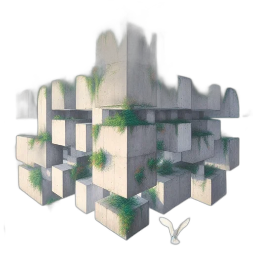 building, crown, robot, face transparent PNG cut-out
