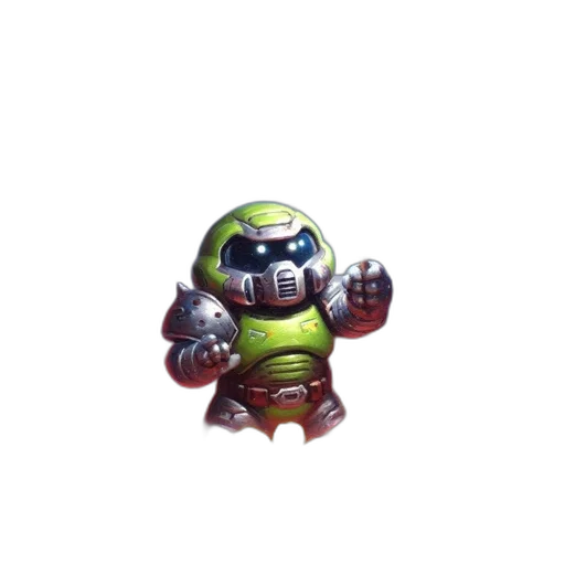 robot, creature, weapon, staff transparent PNG cut-out
